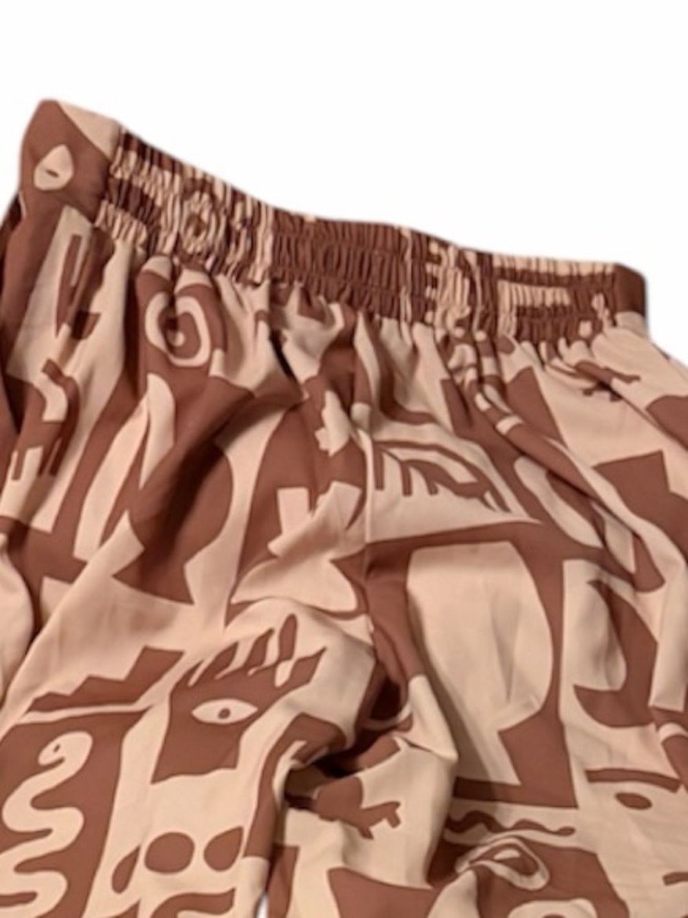 NWT Parce Cairo Mango Silk Wide Leg Pants M Resort Boho - Picture 5 of 5